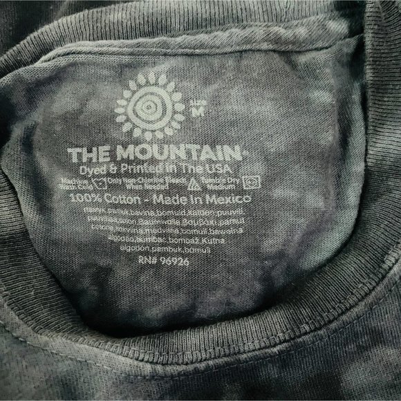 the mountain yeti graphic short sleeve mens crew neck top multnomah falls oregon - Picture 4 of 4